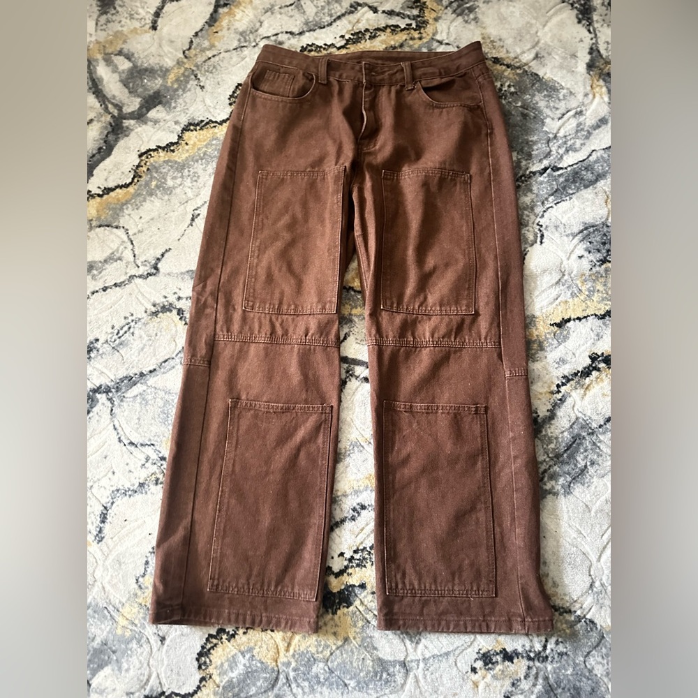 Brown NF Multipocket Cargo Pants